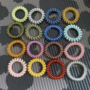 spiral hair ties